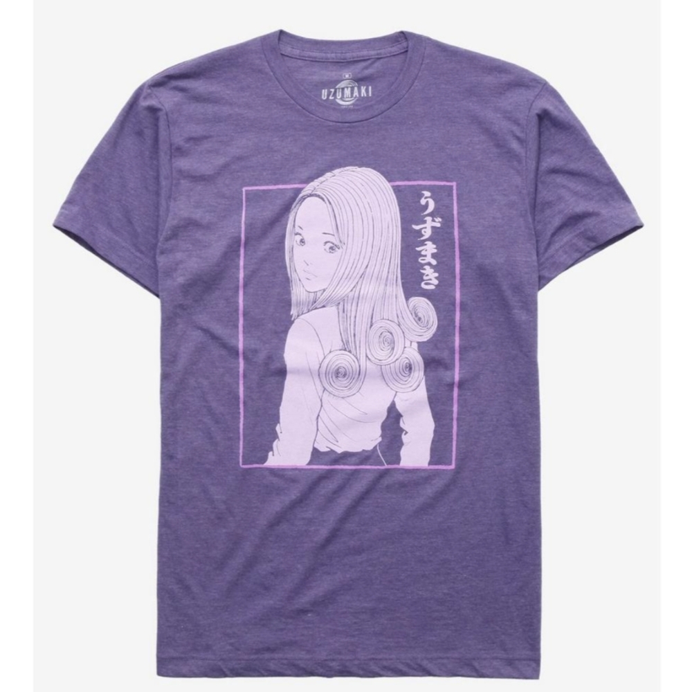 Junji Ito Uzumaki Hair Spirals T-Shirt Sold Out M